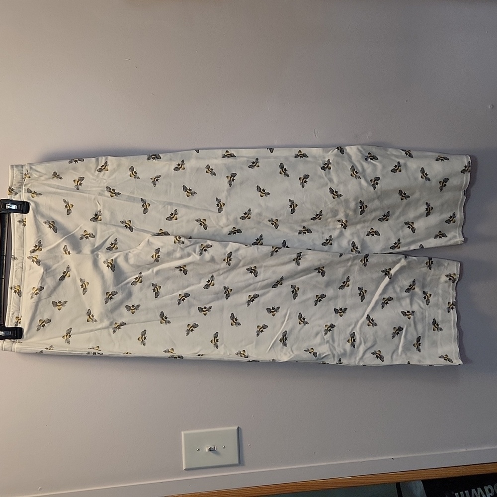 Burt's Bees baby brand honey bee pattern pajama pants size M 98% organic cotton - Picture 4 of 7
